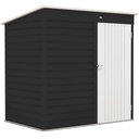 Outsunny 6 x 4ft Garden Shed, Dark Grey