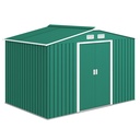 Outsunny 9 x 6ft Garden Shed, Green