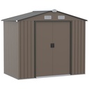 Outsunny 7 x 4ft Garden Shed, Brown