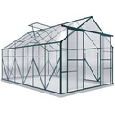 Outsunny 8 x 12ft Polycarbonate Greenhouse, Green