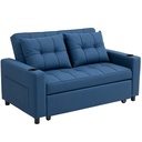Linen Sofa Bed 157 x 90 x 91cm