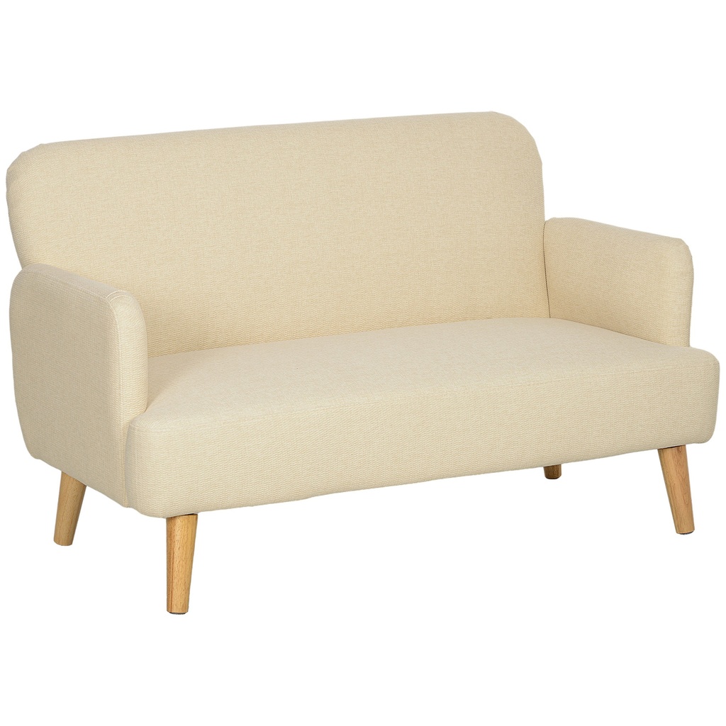 [AOSOM-83B-056V70CW] 2 Seater Velvet Sofa 130 x 74 x 79cm