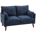 2 Seater Velvet Sofa 131 x 78 x 83cm