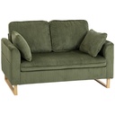 2 Seater Corduroy Sofa 139.5 x 75 x 88cm