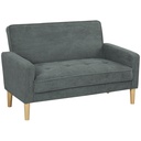 Velvet Sofa 130 x 74.5 x 82cm