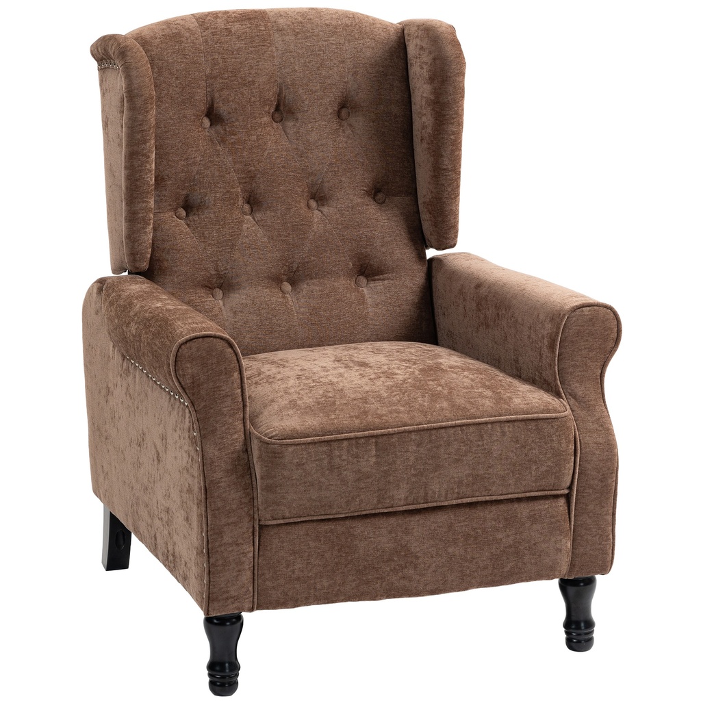 [AOSOM-833-677V71BG] Manual Linen Recliner Armchair 76 x 88 x 101cm