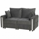 2 Seater Velvet Sofa 168 x 85 x 88cm