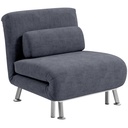 Velvet Sofa Bed 75 x 70 x 75cm