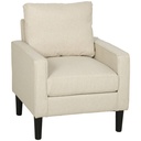 Linen Armchair 68 x 75 x 84cm