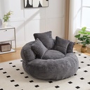 Corduroy Armchair 108 x 108 x 52cm