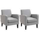 Linen Sofa 66 x 72 x 74cm, Light Grey