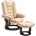 Manual Faux Leather Recliner Armchair 85 x 82 x 106cm