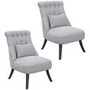 Linen Sofa 52.5 x 69 x 82cm, Grey