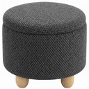 Round Storage Ottoman 38.5 x 33.5cm