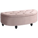 Velvet Storage Ottoman Bench 42 x 120 x 46cm