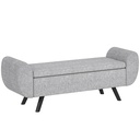 Linen Storage Ottoman Bench 132 x 42 x 50cm