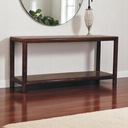 Storage Ottoman Bench 35 x 105 x 50cm, Dark Brown