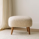 Square Footstool 40 x 40 x 35cm, Brown