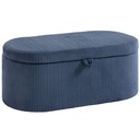Corduroy Storage Ottoman 105 x 51 x 49cm