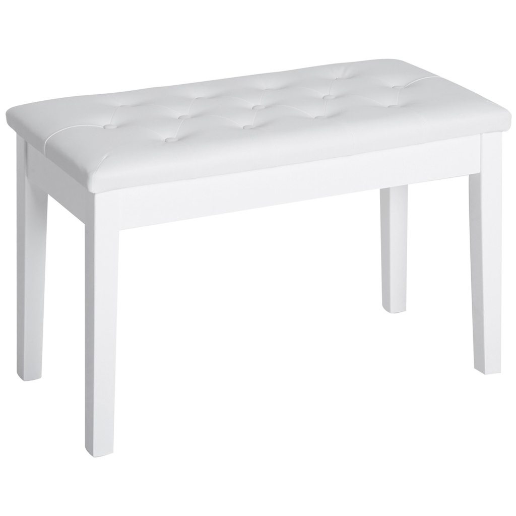 Faux Leather Storage Piano Stool 76 x 36 x 50cm