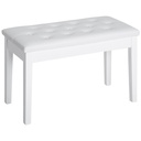 Faux Leather Storage Piano Stool 76 x 36 x 50cm