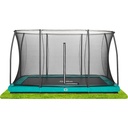 12ft x 8ft Salta Rectangular Comfort Edition Inground Trampoline with Enclosure