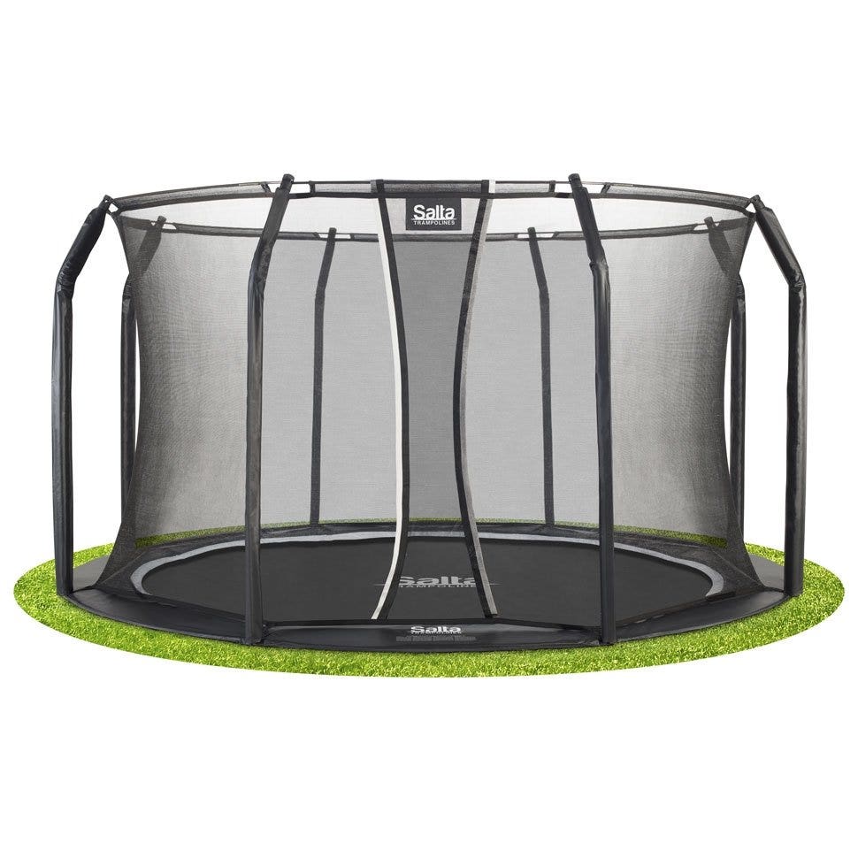 [5065AE] 12ft Salta Royal Baseground Round Trampoline with Enclosure (Product Only)