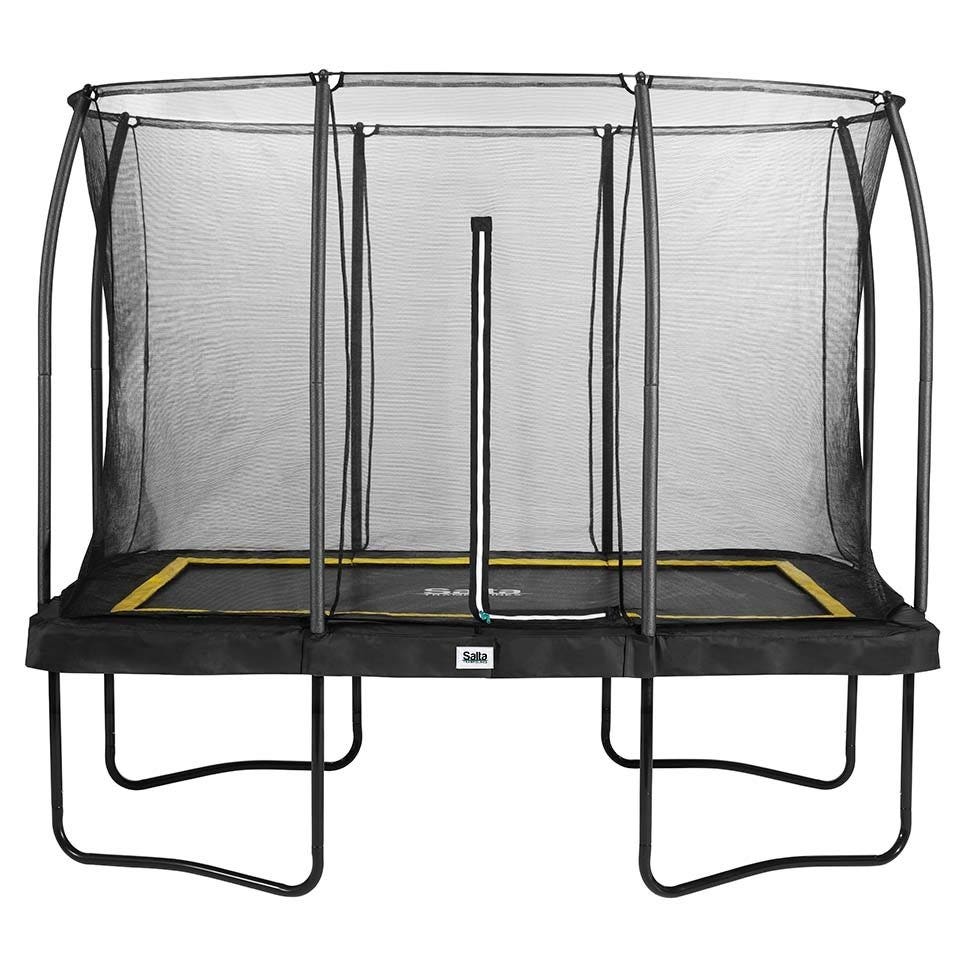 [5092A] 10ft x 7ft Salta Rectangular Comfort Edition Trampoline with Enclosure (Product Only, Black)