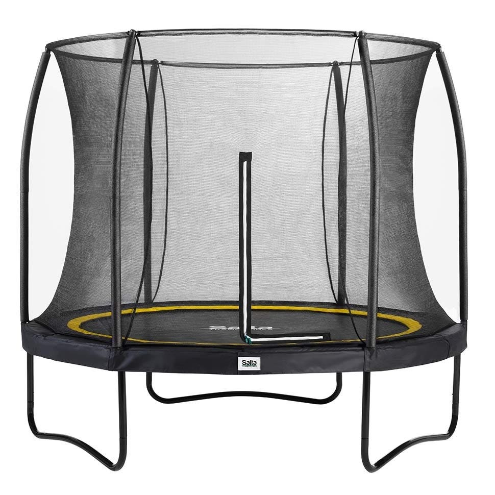 [5075A] 10ft Salta Round Comfort Edition Trampoline with Enclosure (Product Only, Black)