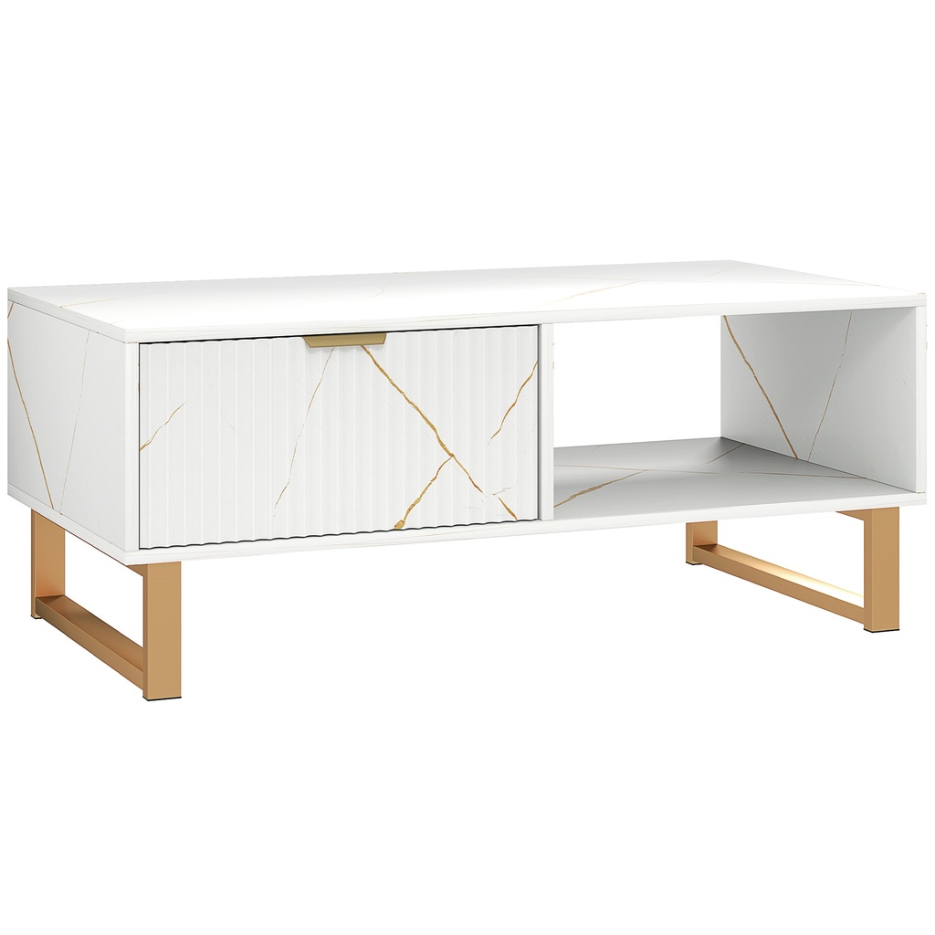 Coffee Table 100W x 50D x 40Hcm White