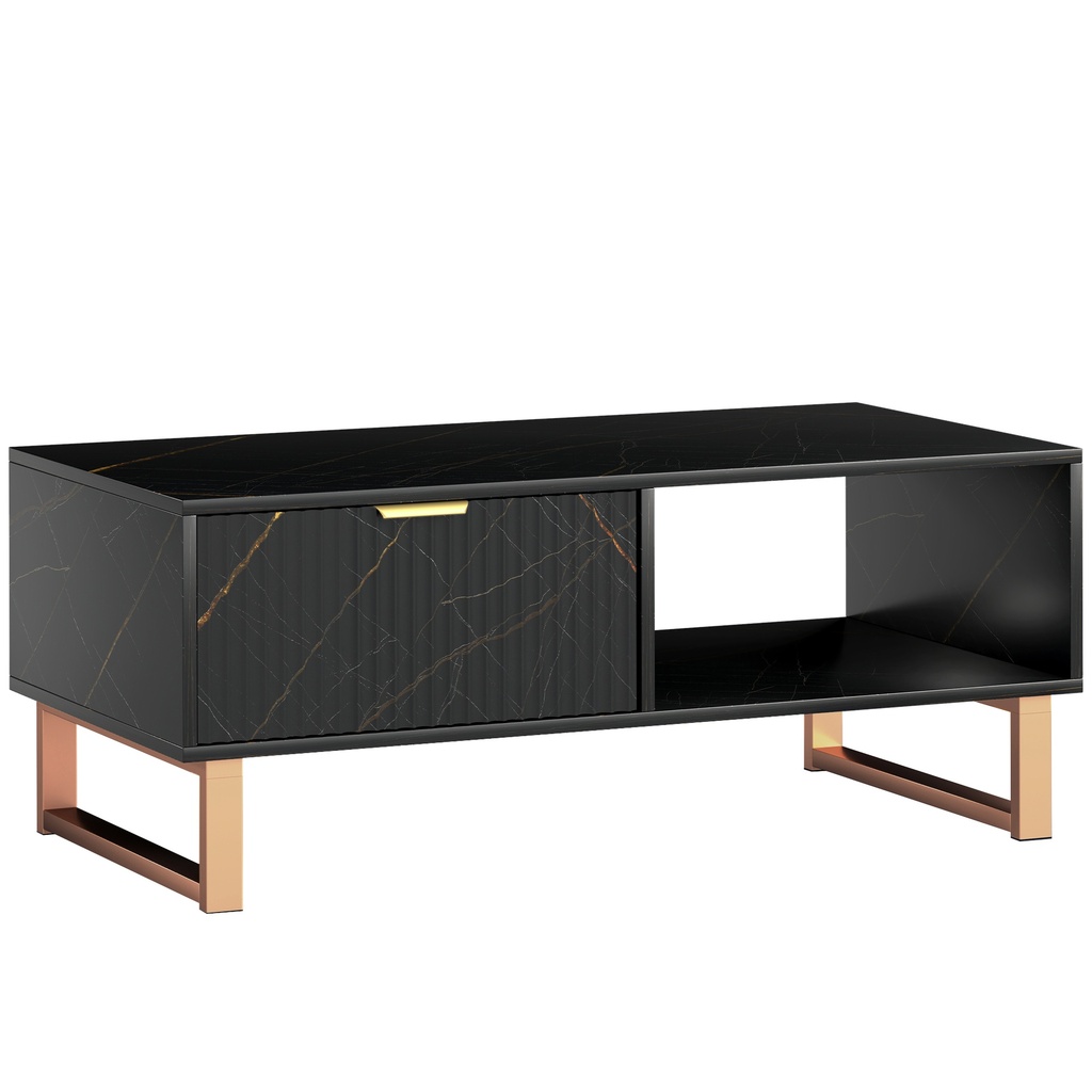 Coffee Table 100W x 50D x 40Hcm Black
