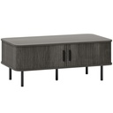 Coffee Table with Storage Grey Wood-Effect