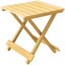 Folding Coffee Table 40W x 43D x 40H cm Natural wood finish