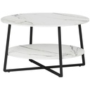 Coffee Table 80W x 80D x 45H cm White