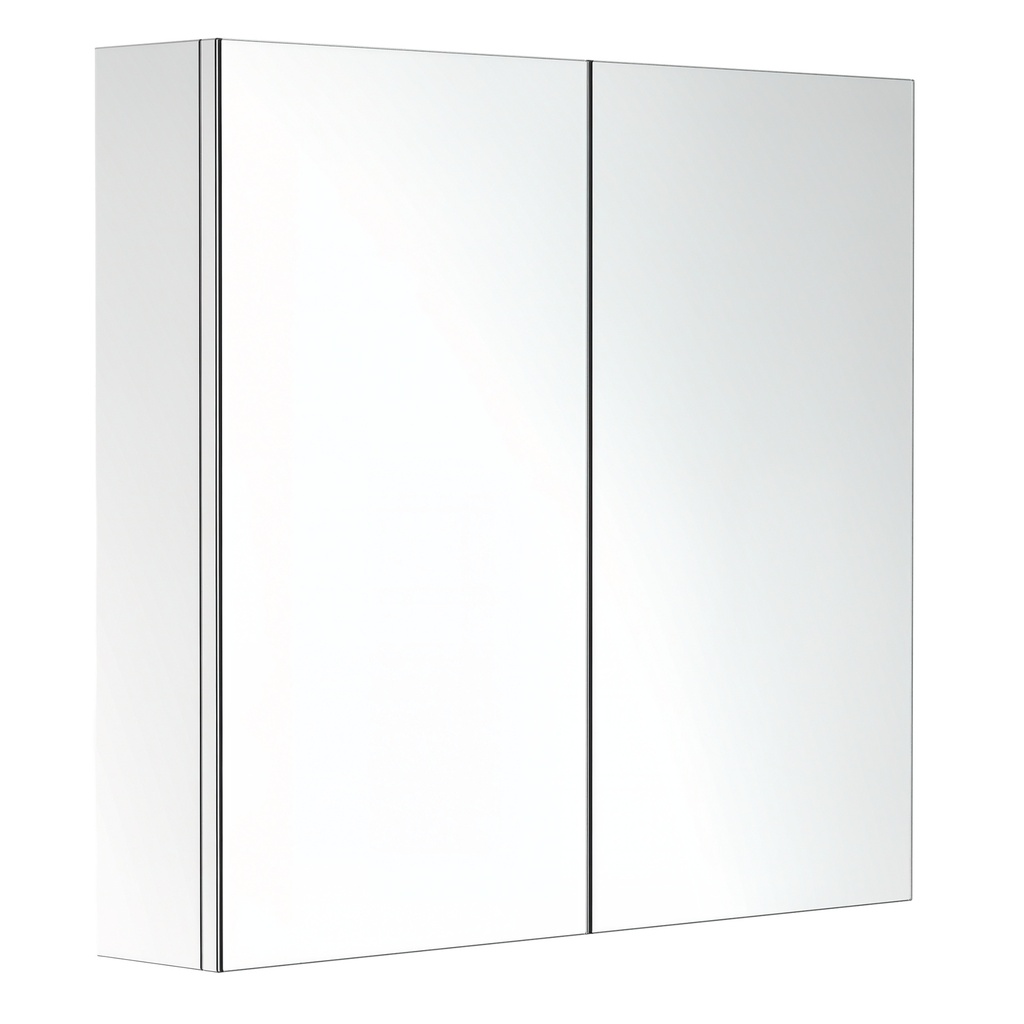 Stainless Steel Bathroom Mirror Cabinet 60x55cm