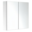 Stainless Steel Bathroom Mirror Cabinet 60x55cm