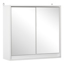Wall-Mounted Bathroom Cabinet Double Door White