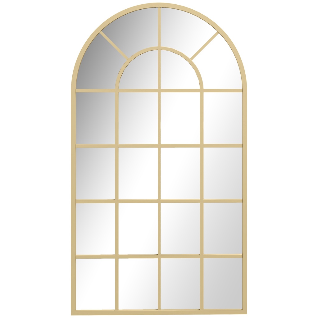 Arched Wall Mirror Modern Window 110x65cm