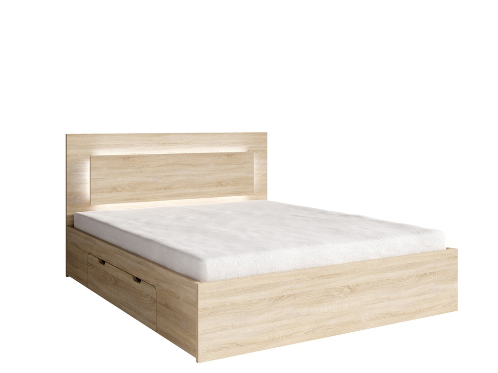 [F1-R20128/R20128-52-B] INSTALLATION SERVICE FOR PHANTOM FURNITURE MO Fino Bed with Drawer – Sonoma Oak - 180 x 200 cm / No