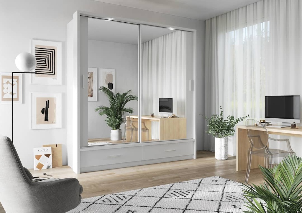 [ARTI AR-05A-2L-W] INSTALLATION SERVICE FOR Arti 24 - 2 Sliding Door Wardrobe 200cm White Matt / 200cm