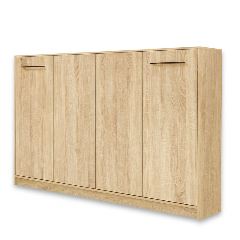 [BS-P-H-140-SO] Basic Murphy Bed Horizontal - Sonoma Oak 90, 120, 140 x 200 cm - 140x200 cm