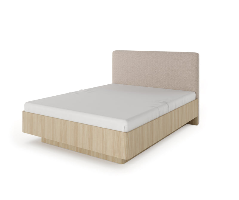 Lask Viki – Bed with Upholstered Headboard and Storage - Standard