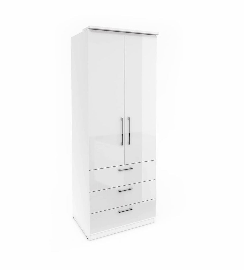 [2497KL68] INSTALLATION SERVICE FOR Optima 68 - 2 Door Wardrobe White / 80cm