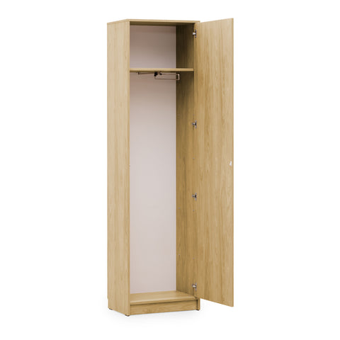 INSTALLATION SERVICE FOR PHANTOM FURNITURE Basic Wardrobe with Hanging Rail and Shelf - Oiled Oak