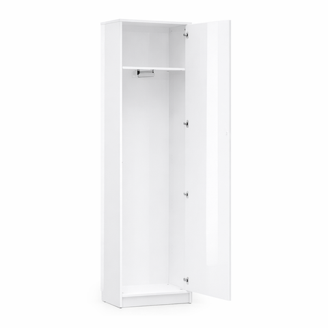 INSTALLATION SERVICE FOR PHANTOM FURNITURE Basic Wardrobe with Hanging Rail and Shelf - White Gloss