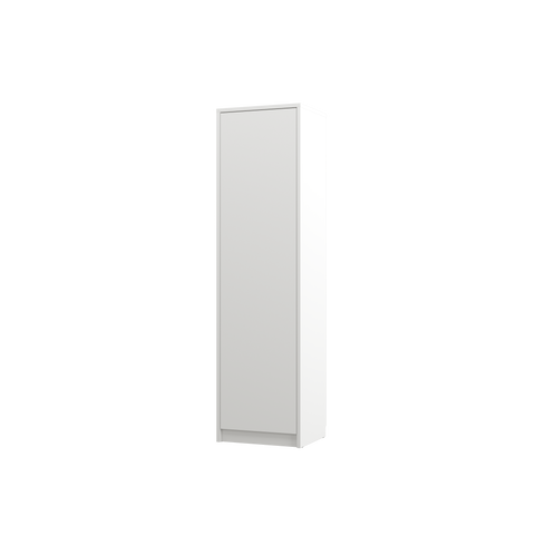 INSTALLATION SERVICE FOR PHANTOM FURNITURE Genius Wardrobe with Double Hanging Rail and Shelf - White Matte