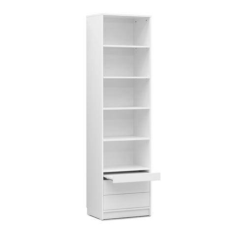 INSTALLATION SERVICE FOR PHANTOM FURNITURE Basic Open Shelving Unit with Drawers - White Matte