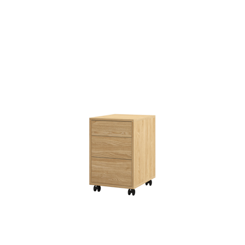 INSTALLATION SERVICE FOR PHANTOM FURNITURE Genius Mobile Storage Unit - Oiled Oak