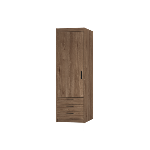 INSTALLATION SERVICE FOR PHANTOM FURNITURE LE Elena 1D 3S DL01 3S Wardrobe in Lefkas Oak