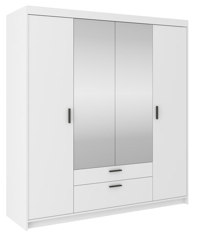 [ELENA WH04 - LLUSTRO] INSTALLATION SERVICE FOR PHANTOM FURNITURE LE Elena 4D DL04 Mirrored Wardrobe in White